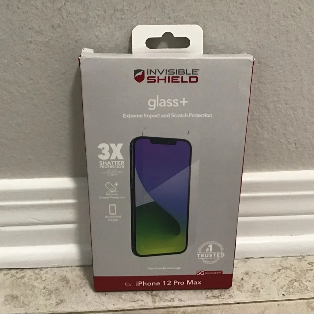 Zagg Invisible Shield Glass + iPhone 12 Pro Max